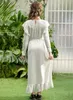 BesserBay Maxi-Kleid Langarm Rüschen für Mädchen 5-6 Jahre Produktbild-Vorschau 5