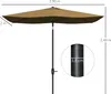 Outsunny Parasol de jardin Parasol droit Parasol Voir les images du produit 5