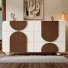 Elegante weiße Kommode mit geschwungenem Design, Produktbild-Vorschau 10