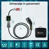 Mobile Wallbox EV Ladegerät Typ 2  11kW 3 Phase 6-16A 5M Produktbild-Vorschau 11