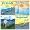 hanse Sonnensegel HDPE Quadrat 2x2m Sand Produktbild-Vorschau 14
