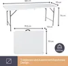 Table Pliante - 180 X 70 X 74 Cm Voir les images du produit 10