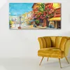 Coloray Glasbild 140x70  Wandbild Glasbilder Haus Straße Produktbild-Vorschau 3