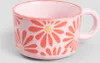 HOMLA FABIA niedriger Becher mit rosa Blumen 0,45 l Produktbild-Vorschau 2