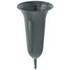 Grabvase in Tulpenform Höhe 26cm Kunststoff grün Produktbild-Vorschau 3