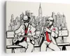 Bild auf Leinwand - Leinwandbild - Jazz Musik Musiker - Produktbild-Vorschau 1