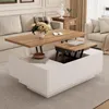 MODFU Table de Salon avec Rangement Caché - Plateau Voir les images du produit 3