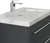 Badmöbel Marmor Carrara White YAMO 75 cm 1 Hahnloch Produktbild-Vorschau 5