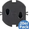 Reer Steckdosenkappe 20er Pack einfache Montage Produktbild-Vorschau 1