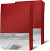 Two red packaged bed sheets are shown in a studio shot with a white background. Produktbild-Vorschau