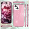 Glitzer Hülle für iPhone 15 Plus Hybrid Bling Case Silikon Produktbild-Vorschau 7