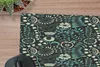 MuchoWow® Mauspad Mousepad Blumen - Blau - Muster 40x60 cm Produktbild-Vorschau 2