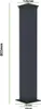 5er-Set Vorgartenzaun 1,9m VOGEL H.80cm aluminium grau Produktbild-Vorschau 13