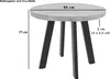 Runder Esszimmertisch 90 cm Sophia, Akazienholz massiv, Produktbild-Vorschau 6