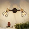 ZMH 2 Flammig Wandleuchten innen Wandlampe E14 Schwarz Produktbild-Vorschau 1