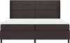 vidaXL Boxspringbed met matras, donkerbruin, 200 x 200 cm, Productafbeelding-voorbeeld 7