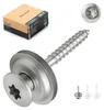 100 WALCUR Spenglerschrauben 4,5 x 25 mm Edelstahl A2 – mit Produktbild-Vorschau 1