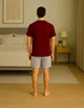 KB Schlafanzug Herren kurz Pyjama Männer 100% Baumwolle Produktbild-Vorschau 4