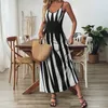 Kleid - Modisches Damenkleid - Gestreift - Lang - Maxikleid Produktbild-Vorschau 6