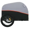 vidaXL Rimorchio per biciclette nero e arancione 45 kg di Anteprima dell’immagine prodotto 7