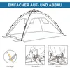 Outsunny Strandmuschel Pop Up Strandzelt für 1-2 Personen Produktbild-Vorschau 7