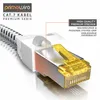Primewire Patchkabel CAT 7, onbeschermde kabel met katoenen Productafbeelding-voorbeeld 3