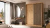 A bedroom scene featuring a wardrobe, vanity, and mirror. Produktbild-Vorschau