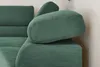 KAWOLA Sofa DELIA Ecksofa Feincord grün mit motorischem Produktbild-Vorschau 3