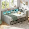 Flieks Jugendbett 90x200cm mit 3 Schubladen und Ablagen, Produktbild-Vorschau 1