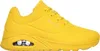 A side view of a yellow Skechers sneaker. Podgląd zdjęcia produktu