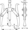 Estrattore Gedore a 3 bracci 320x260 mm 1.11/4 Anteprima dell’immagine prodotto 3