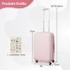 COSTWAY 20" príručná batožina, cestovný kufor s nálepkou, Náhľad obrázku produktu 2