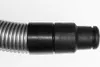 A close-up of a flexible hose with a black connector attached, set against a white background. Produktbild-Vorschau