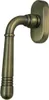 Fenstergriff Set 4 x FG Helena 1684 Messing brüniert Produktbild-Vorschau 2