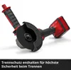 Einhell Akku-Winkelschleifer TC-AG 18/8500 Li Solo 18 V Produktbild-Vorschau 5