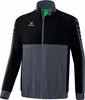 Erima Six Wings Präsentationsjacke Schiefergrau/Schwarz Produktbild-Vorschau 3