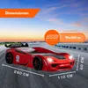 Autobett TURBO V2 Kinderbett im Rennwagen-Design mit Produktbild-Vorschau 4