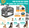 LOVPET® Hundebox Hundetransportbox faltbar Inkl.Hundenapf Produktbild-Vorschau 8