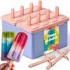 Kuketo | Silikonowe foremki do lodów na 8 sztuk Popsicles - Podgląd zdjęcia produktu 1