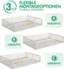 CADANI Teso Bodenbett 140x200 cm weiß Kinderbett, bis 200 Produktbild-Vorschau 3