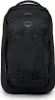 A black Osprey rucksack is shown against a white background.