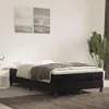 Łóżko Kontynentalne, Czarne, Obite Aksamitem, 120X200 Cm Podgląd zdjęcia produktu 2