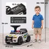 AIYAPLAY Rutschauto Kinder Polizei Rutschfahrzeug mit Musik Produktbild-Vorschau 3