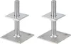 Alberts 2 x I-Pfostenträger, höhenverstellbar 30 - 150 mm, Produktbild-Vorschau 1