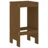 Barhocker 2 Stk. Honigbraun 40x36x75 cm Massivholz Kiefer Produktbild-Vorschau 3