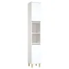 vidaXL Armadietto da bagno bianco 30x30x190 cm Materiale a Anteprima dell’immagine prodotto 1