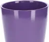 A close-up view of a violet ceramic pot. Produktbild-Vorschau