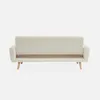 sweeek - 2-3-Sitzer Sofa mit Bouclé-Bezug Schlaffunktion Produktbild-Vorschau 2