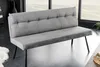 riess-ambiente Moderne Sitzbank BIG GEORGE 160cm grau Samt Produktbild-Vorschau 4