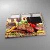 Bild auf Leinwand - Leinwandbild - Essen Holz Feuer Steak - Produktbild-Vorschau 2